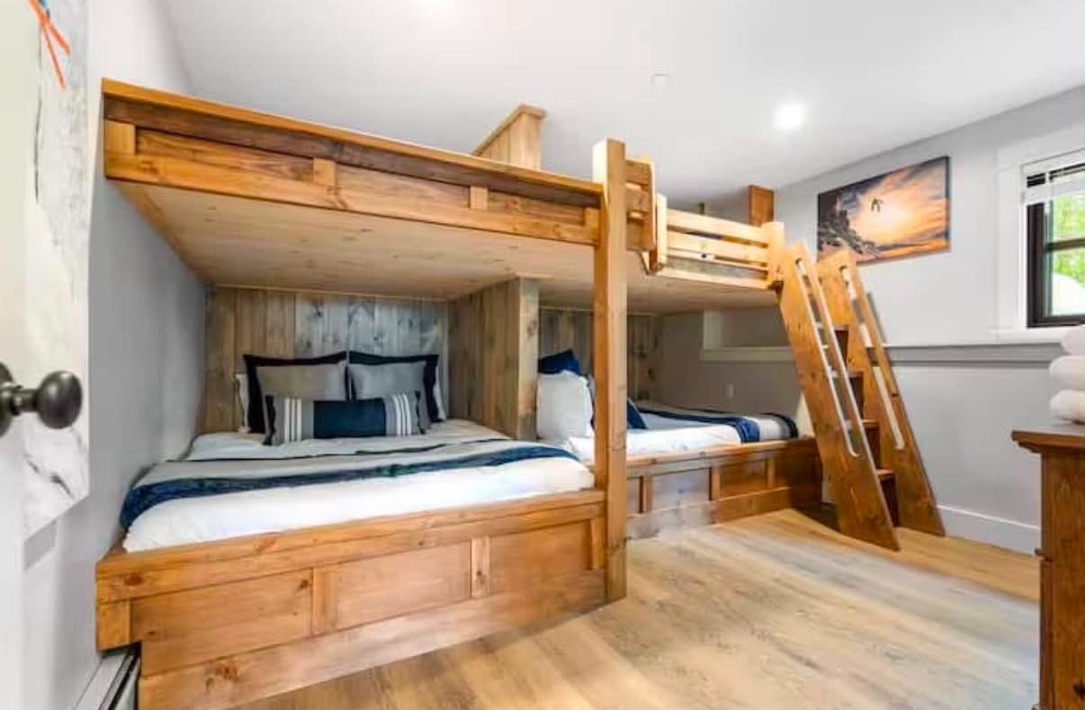 Bunk room, every bed made